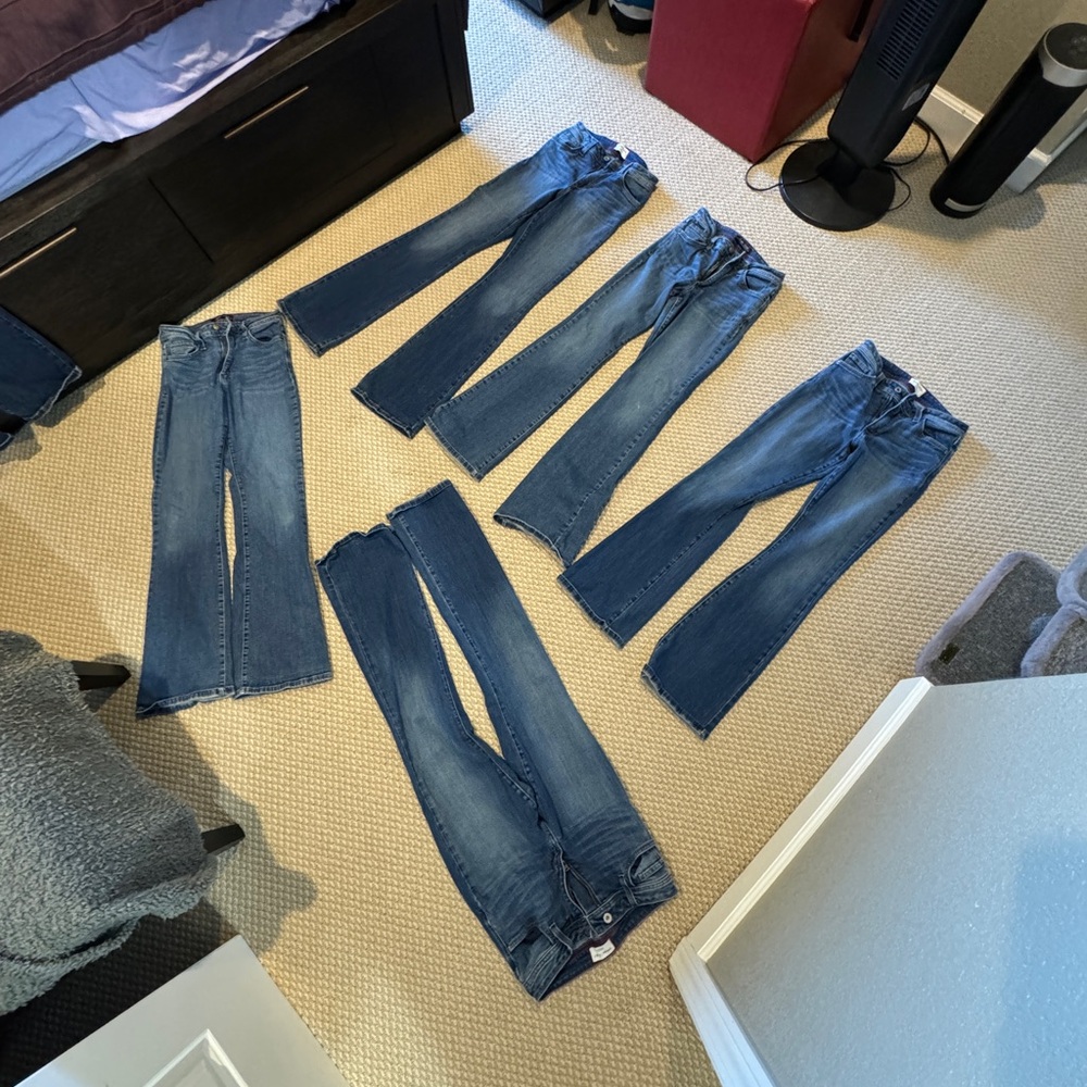 Fran Denim Jeans - Ellen Flare Medium Wash (Size 27)